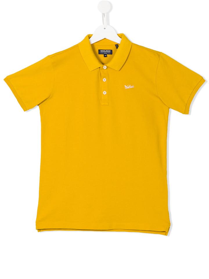 Woolrich Kids Classic Polo Shirt, Boy's, Size: 16 Yrs, Yellow/orange