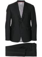 Thom Browne Grosgrain Tipping Tuxedo With Bow Tie - Black