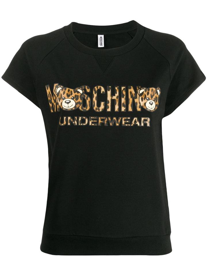 Moschino Logo Top - Black