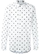 Ps By Paul Smith Heart Print Shirt, Men's, Size: Medium, White, Cotton