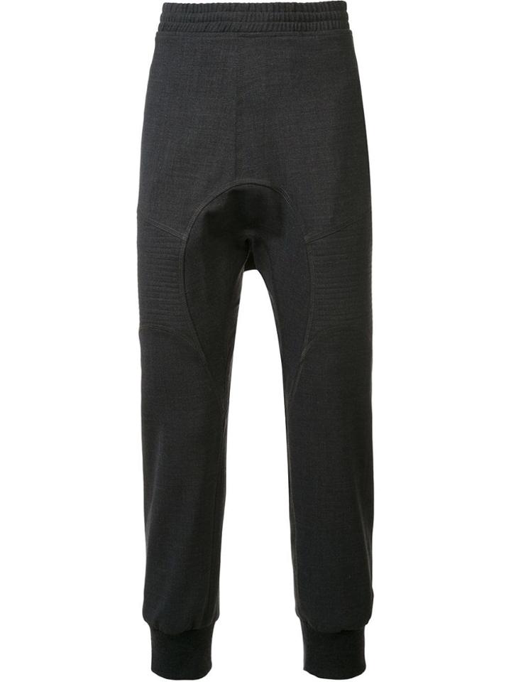 Neil Barrett Drop-crotch Track Pants - Grey