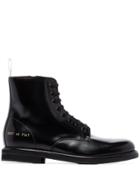 Common Projects Leather Ankle Boots - Black