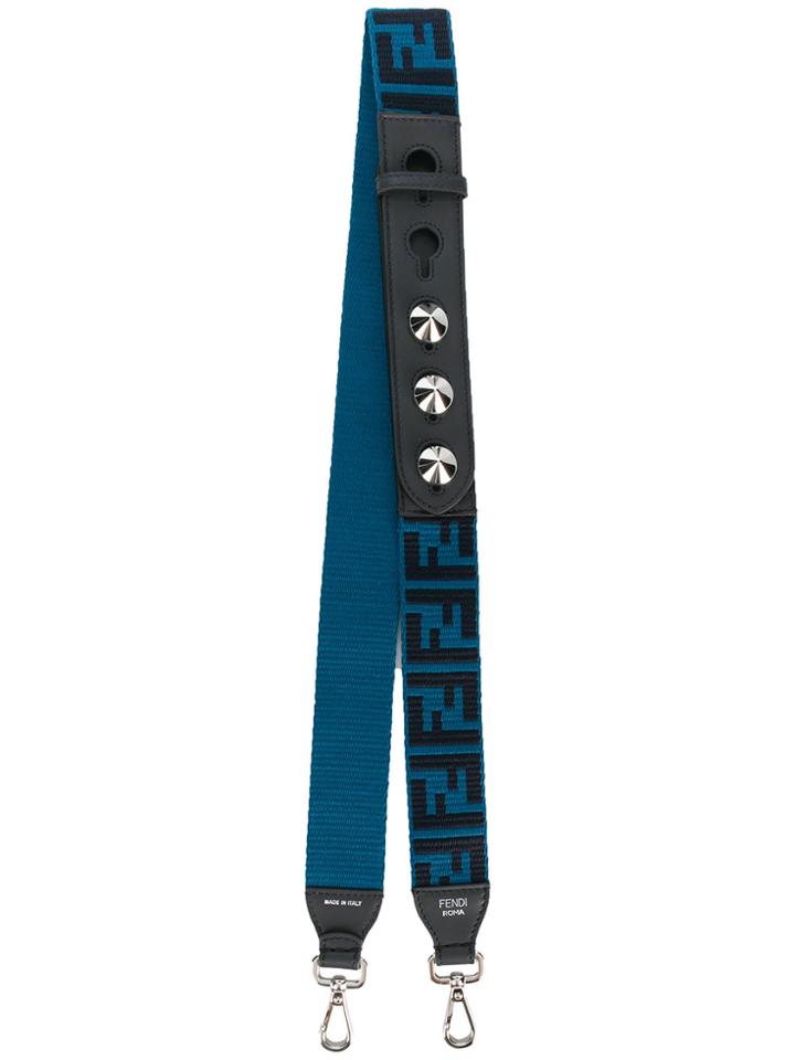 Fendi Logo Bag Strap - Blue