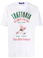 Junya Watanabe Man Trattoria Print T-shirt - White