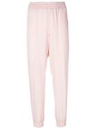 Blumarine Elasticated High Waisted Trousers - Pink & Purple