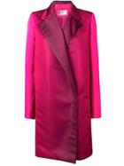 Lanvin Krista Kim Print Satin Coat - Pink & Purple