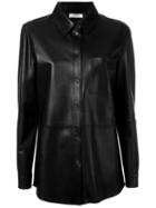 Desa Collection Astar Shirt, Women's, Size: 44, Black, Nappa Leather