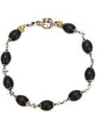 Roman Paul Skull Wrapped Bracelet - Black