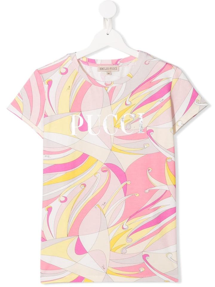 Emilio Pucci Junior Teen Printed T-shirt - Pink