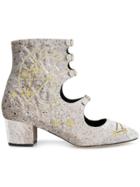 Liudmila Little Nell Embroidered Boots - Grey