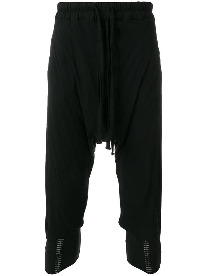 Thom Krom Low-crotch Double Sweatpants - Black