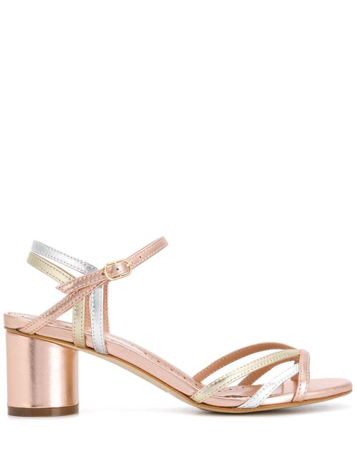 Twin-set Open Toe Sandals - Gold