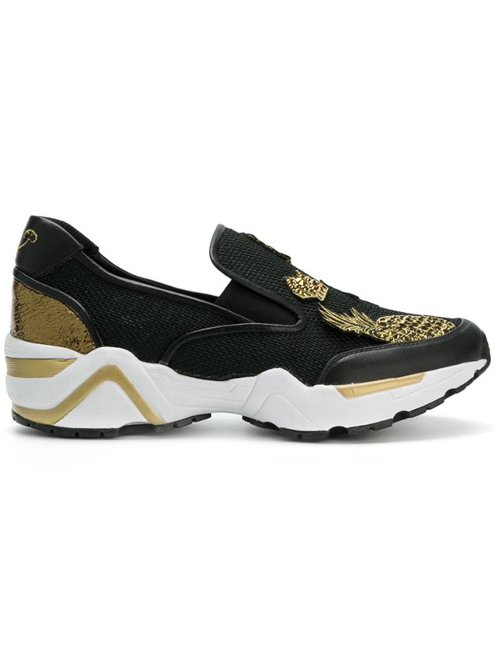 Suecomma Bonnie Spongebob Slip-on Sneakers - Black