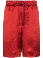 Gucci Jacquard Stripe Shorts - Red