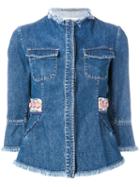 Bazar Deluxe - Denim Jacket - Women - Cotton - 40, Blue, Cotton