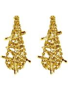 Tom Binns 'punk Chic' Safety Pin Earrings, Women's, Metallic