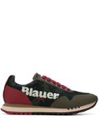 Blauer Denver Panelled Sneakers - Green