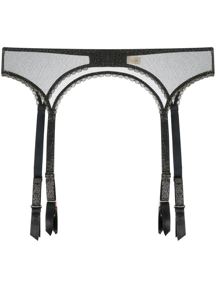 Myla Edith Grove Suspender - Black