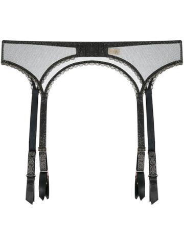Myla Edith Grove Suspender - Black