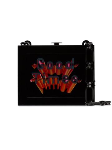 Rei Ne Black Good Times Light Up Plexi Clutch