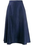 Junya Watanabe High-waisted Skirt - Blue
