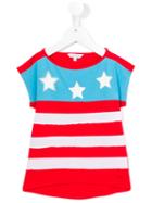 Little Marc Jacobs Stars And Stripes T-shirt, Girl's, Size: 8 Yrs, Red