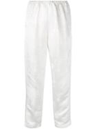 Forte Forte Straight Leg Trousers - White