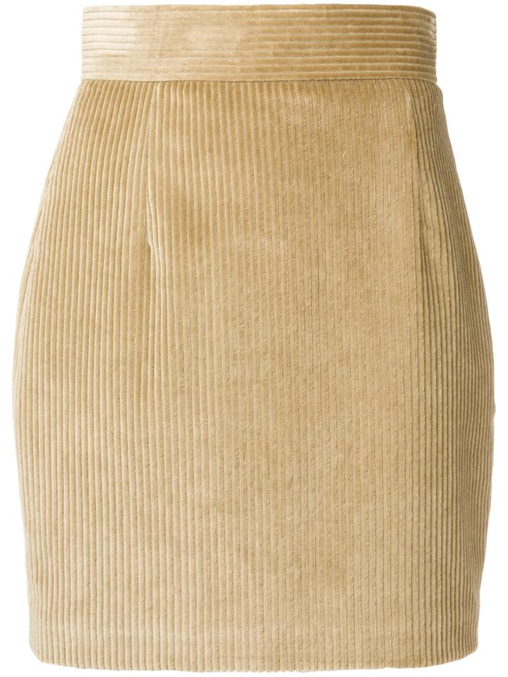 Dsquared2 High Waisted Short Skirt - Brown