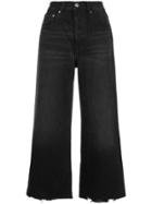 Levi's Cropped Flared Jeans - Black
