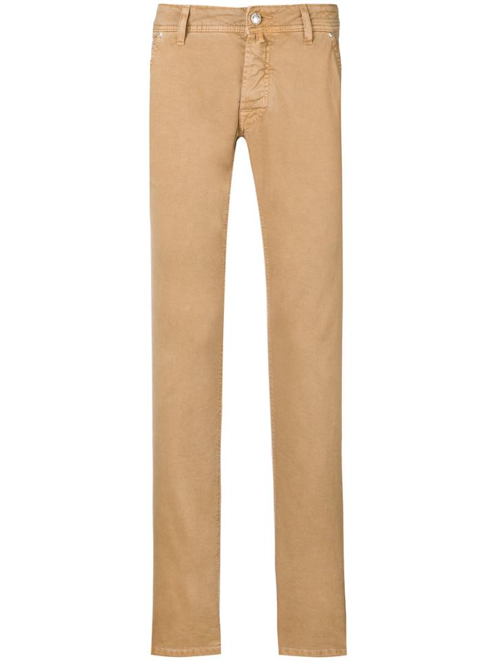Jacob Cohen Handkerchief Chinos - Nude & Neutrals