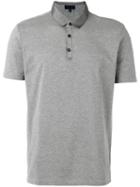 Lanvin - Satin Collar Polo Shirt - Men - Cotton/polyester/viscose - S, Grey, Cotton/polyester/viscose