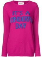 Alberta Ferretti It's A Wonderful Day Sweater - Pink