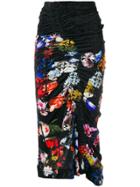 Preen By Thornton Bregazzi Floral Adelaide Skirt - Black