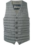 Herno Padded Waistcoat, Men's, Size: 54, Brown, Polyester/polyamide/polyurethane