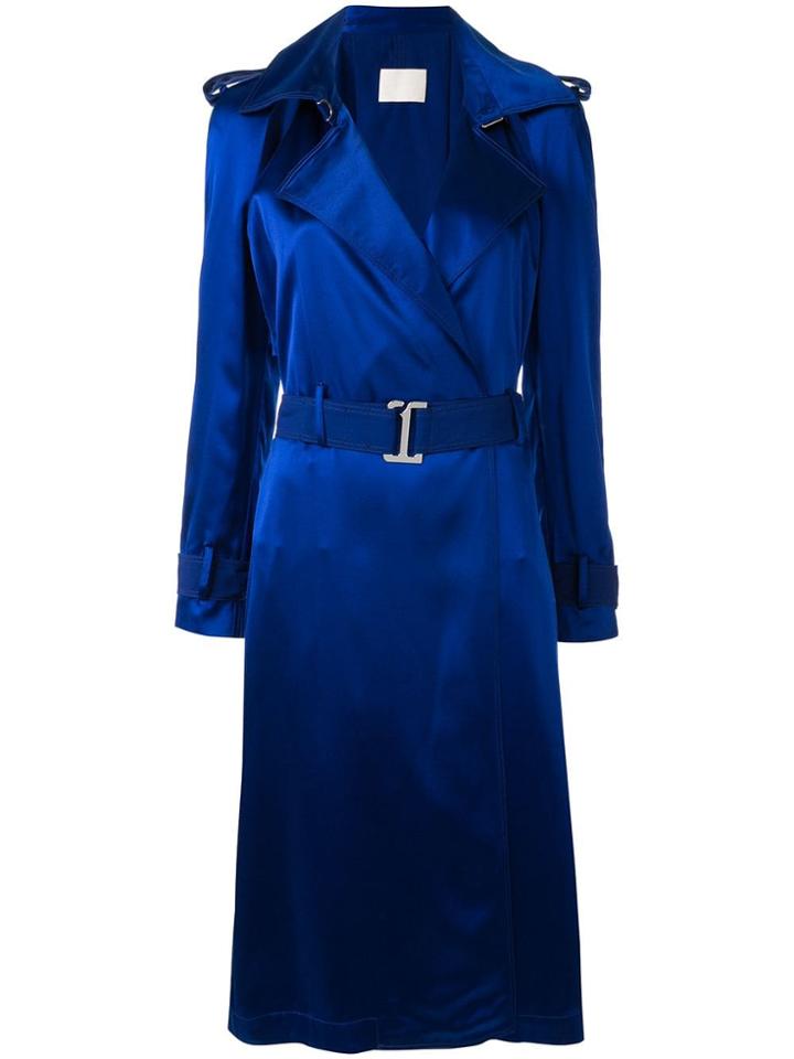 Dion Lee Trench Midi Dress - Blue