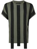Christian Pellizzari Contrasting Tape T-shirt - Green