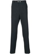 Kenzo Contrasting Trim Trousers - Grey