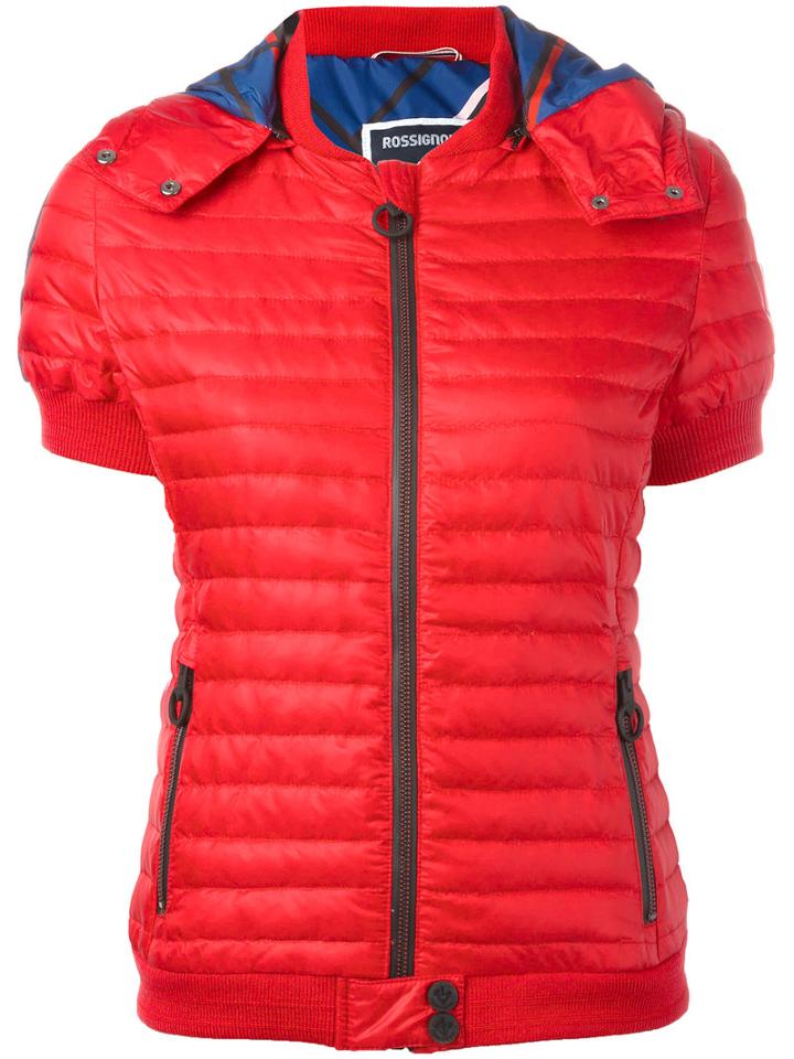 Rossignol - W Penelope Hooded Jacket - Women - Feather Down/nylon/polyester - 46, Red