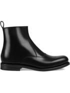 Gucci Bee Detailed Chelsea Boots - Black