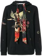 Givenchy Printed Drawstring Hoodie - Black