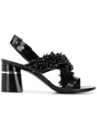 3.1 Phillip Lim Bead-embellished Sandals - Black