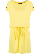 Lygia & Nanny Drawstring Beach Dress - Yellow & Orange