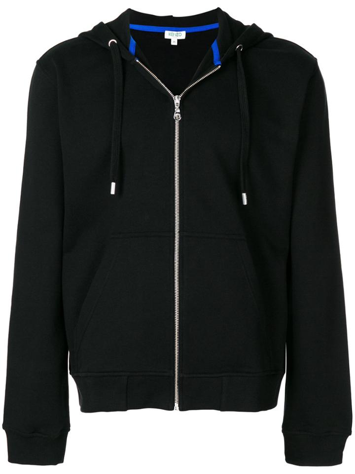Kenzo Tiger Zipped Hoodie - Black