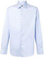Giorgio Armani Cutaway Collar Shirt - Blue