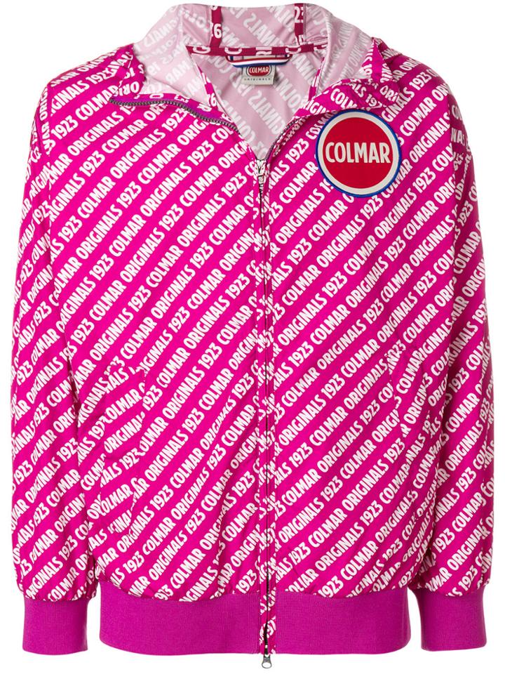 Colmar Logo Printed Jacket - Pink & Purple