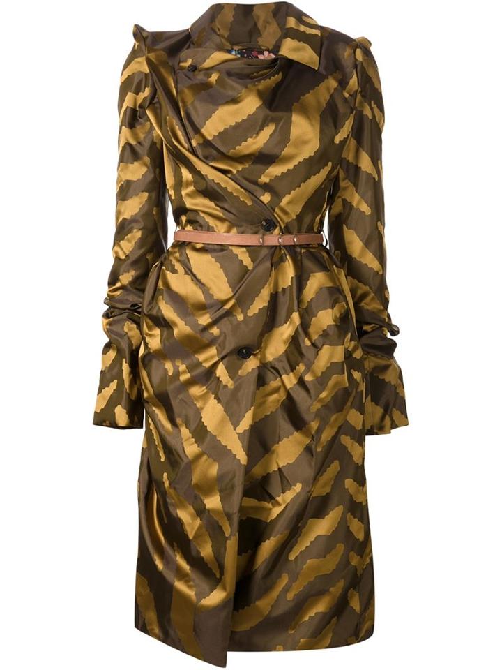 Vivienne Westwood Gold Label 'woozy' Dress, Women's, Size: 8, Brown, Silk/cotton
