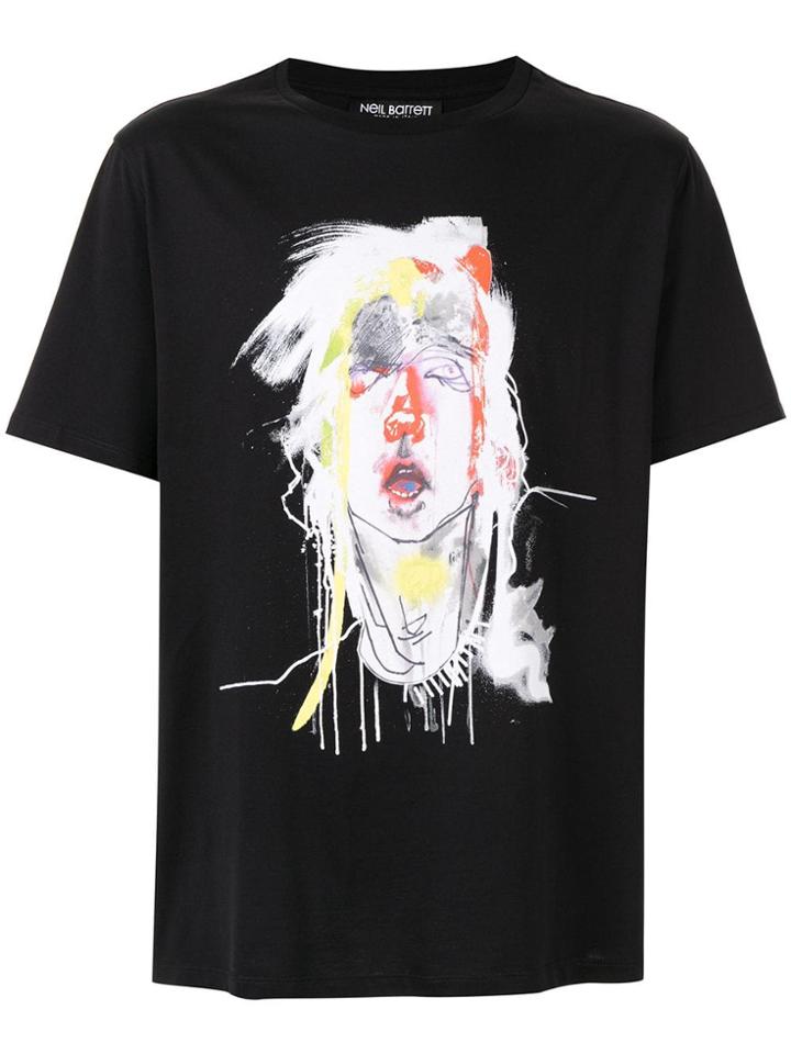 Neil Barrett Julie Verhoeven Mouth T-shirt - Black
