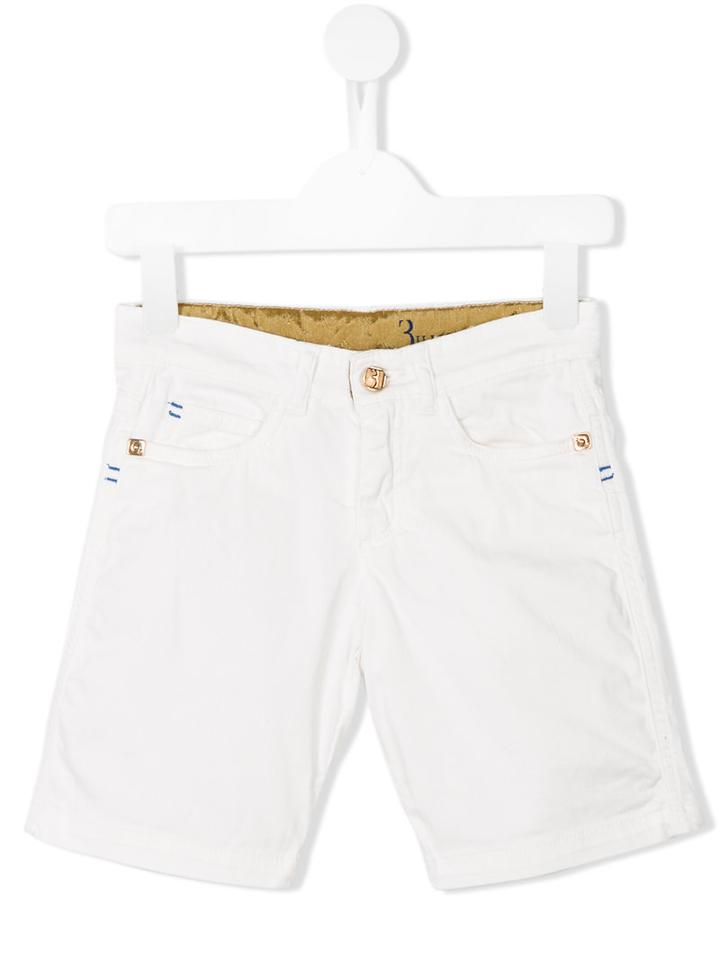 Billionaire Kids Denim Shorts, Toddler Boy's, Size: 5 Yrs, White