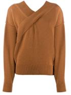 Each X Other Criss-cross Jumper - Brown