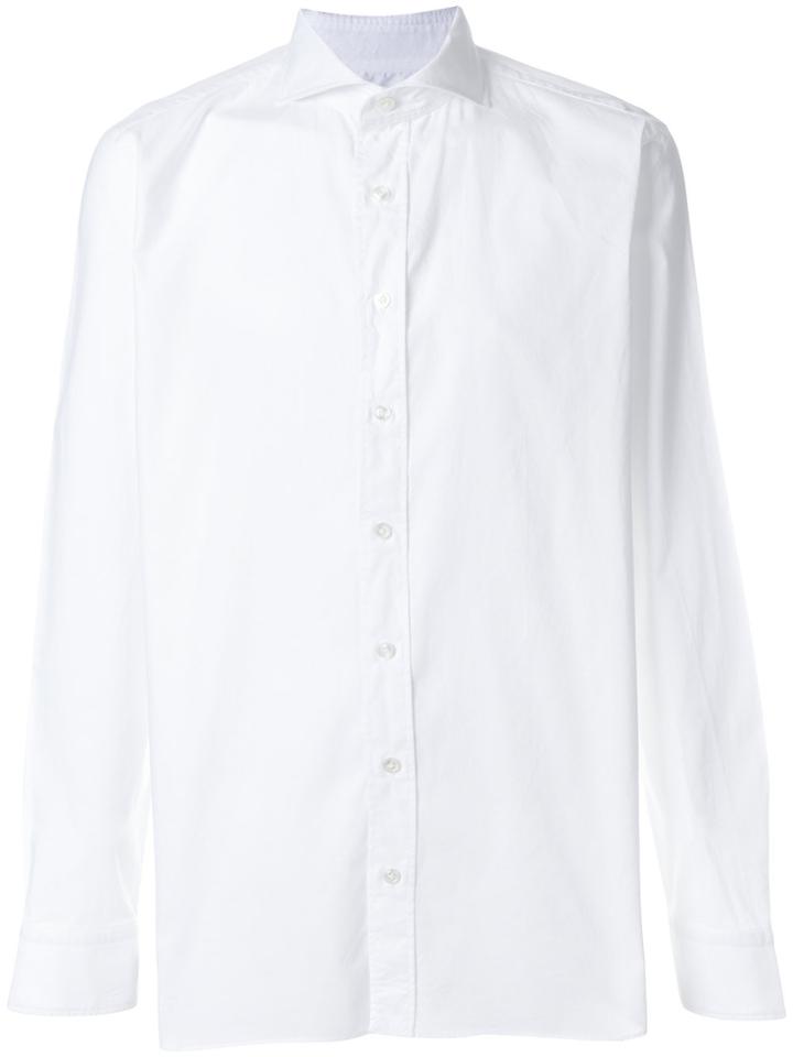 Lardini Classic Long-sleeved Shirt - White